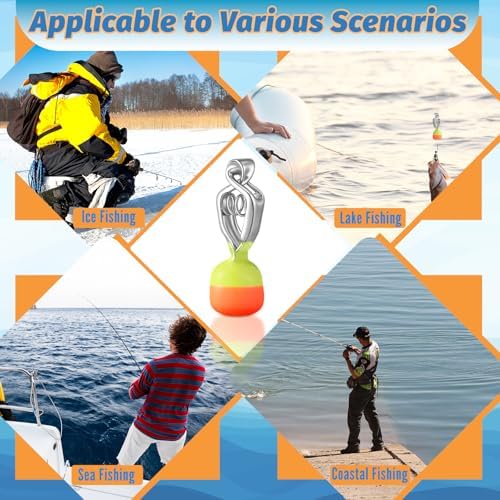 Copkim 4 Pcs Clip-on Fishing Depth Finder - Image 5