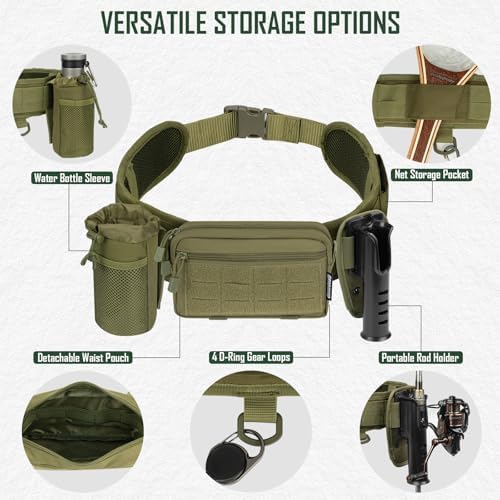 Fly Fishing Fanny Pack with Rod Holder & Adjustable Straps - Image 5