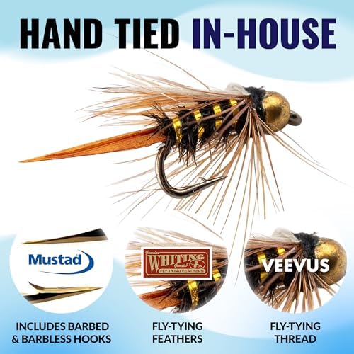RoxStar Fishing Fly Shop, Premium Stimulator Dry Fly Assortment, Emerger Hatch Pack, Nymph Fly Hatch Pack for Trout and Bass - Image 3