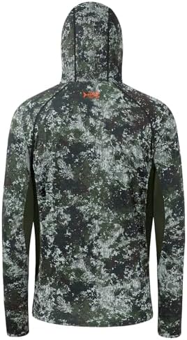 BASSDASH Men's UPF 50+ Camo Long Sleeve Hunting Fishing Hoodie Shirt - Image 2
