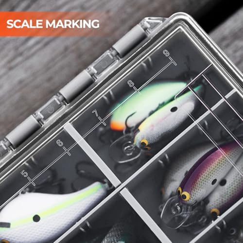 KastKing HyperSeal Waterproof Tackle Box, 3700 2 Packs, Black - Image 4