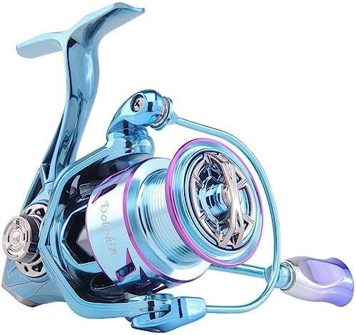 HAUT TON Dolphin Spinning Reel, 5+1BB Saltwater Fishing Reels by HAUTTON