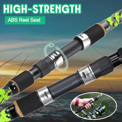 Sougayilang Surf Spinning Fishing Rod Carbon Travel Surf Rod M/MH 3 Piece Spinning Fishing Rod 9'/10'/11'/12' - Image 6