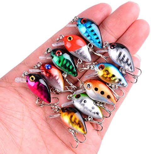Aorace Fishing Lures Kit Mixed Including Minnow Popper Crank Baits with Hooks for Saltwater Freshwater Trout Bass Salmon Fishing - Image 7