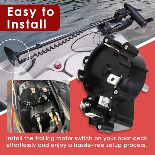 Electric Trolling Motor Switch 12V 24V - Propeller Motor Control with 5 Speed Switch, Premium Motor Switch Accessory for Fishing Outboard - Image 6