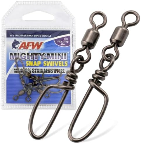AFW Mighty-Mini Wire Fishing Swivels by AFWFishingBrands