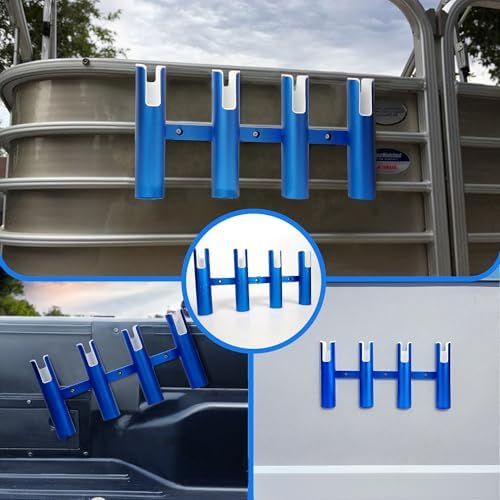 Aluminium Fishing Rod Holders for Boat, Wall-Mounted Fishing Pole Roof Rod Rack,Surf Fishing Rod Holder for Truck, Boats & Yacht - Image 5