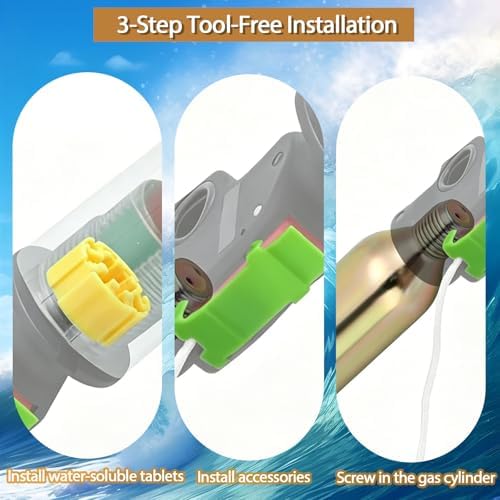 24 Gram CO2 Cartridge Life Jacket Rearming Kit, Auto/Manual PFD, Metal Cartridge for Life Jacket CO2 Cartridges - Image 4