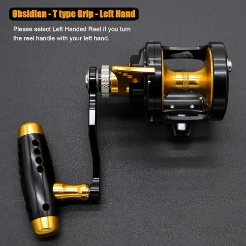 Savage Jaws Conventional Lever Drag Fishing Reel, 6.3:1 Gear Ratio, 9+2 Bearings, Carbon Fiber Drag, Stainless Steel Main Shaft & Gear, One-Piece Aluminum Frame and Braid-Ready Spool - Image 2