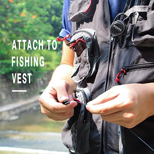 Booms Fishing FC2 Fishing Knot Tying Tool, Fly Fishing Line Cutter, Fishing Clippers with Retractor - Image 2