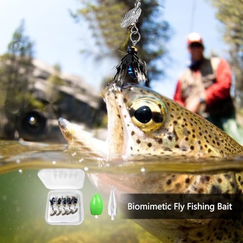 Fly Fishing Bait Flyfishing Gear Strong Grip Reflective Sequins - Image 3