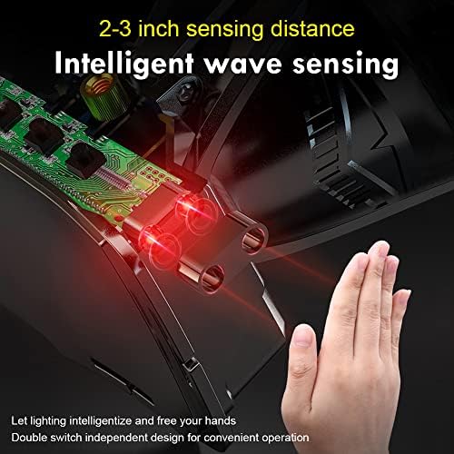 High Power LED Headlamp Super Bright Adult Motion Sensor Headlight Spotlight Waterproof Outdoor Hunting Light Flashlight Portable Head lamp for Fishing Camping Hiking Running - Image 4