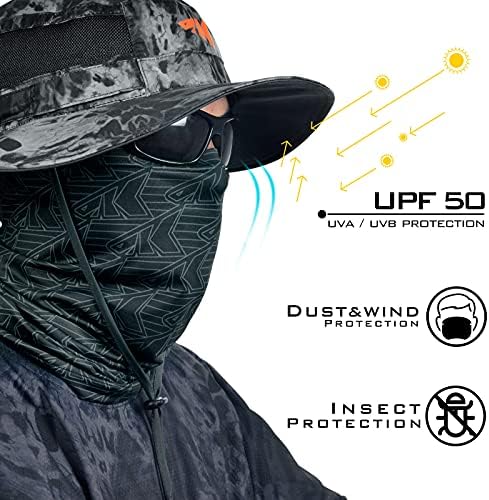 KastKing Sol Armis UPF50+ Neck Gaiter, Hydrocool Fishing Mask, Men & Women - Image 2