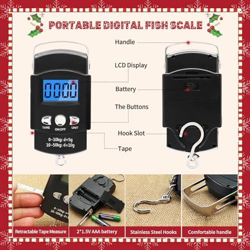 XBLACK Fishing Tool Kit Fishing Pliers Fish Gripper Fishing Scale Fish Grip Tools Set Saltwater Resistant Fishing Gear - Image 4