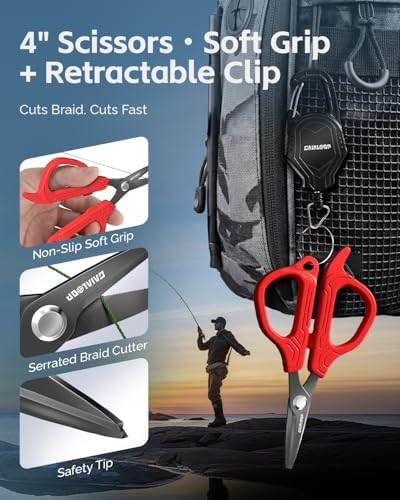 Gaialoop Fishing Tool Kit, 7-Piece Fillet Knife, Pliers, Scissors & Gripper - Image 6