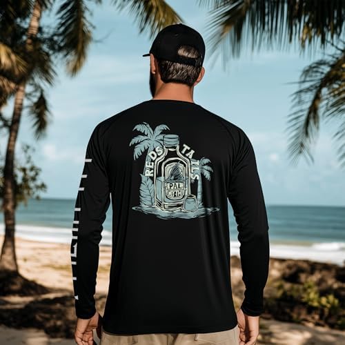 Palmyth Fishing Shirts for Men Long Sleeve UPF 50+ T Shirt Sun Protection - Image 2