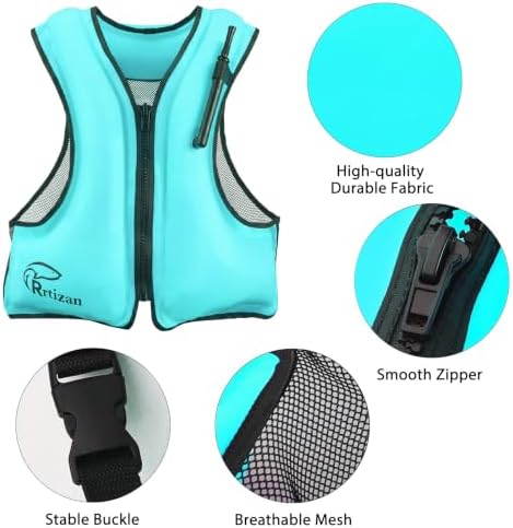 Rrtizan Inflatable Snorkel Vest for Adult, Suitable for Adult 90-220lbs - Image 5