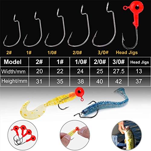 TOPFORT 187/343pcs Fishing Accessories Kit, Organized Fishing Tackle Box with Tackle Included, Fishing Hooks, Fishing Weights Sinkers, Fishing Gear and Equipment, Fishing Gift for Men - Image 5