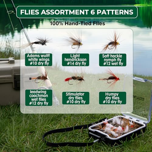 Goture Fly Fishing Kit & Gear Bag, 9FT Fly Rod and Reel Combo - Image 5