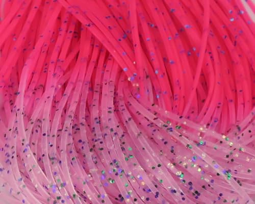 Hareline Crazy Legs Fly Tying Material – Silicone Rubber Legs for Streamers, Nymphs, Bass & Saltwater Flies by HarelineDubbin