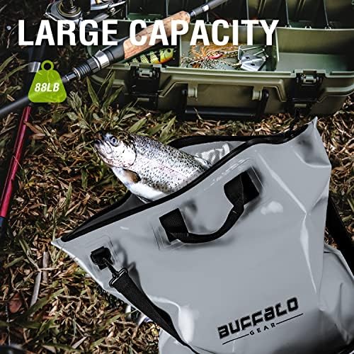Buffalo Gear Fish Tournament Weigh in Bag for Bass Fishing, Heavy Duty Fish Bag for Caught Fish Waterproof,Leakproof,Puncture Resistant - Image 3