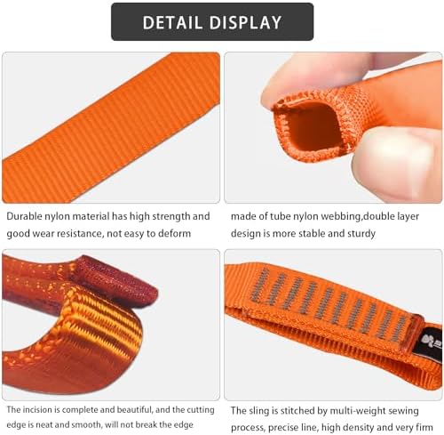 SEPEAK 25mm Nylon Tubular Webbing 1-Inch, 29kN/6520lbs, UIAA Certified Webbing Straps - Image 3