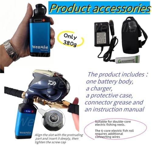 Electric Fishing Reel Battery 14.8V 10000mAh - Image 3