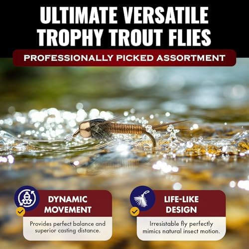 RoxStar Fly Shop Trophy Trout Top Wet & Dry Flies for Trout. Proven Nationwide to Catch Fish! Tied in-House Never Outsourced Fly Fishing Gift - Image 4