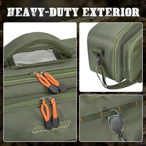 QualyQualy Fly Fishing Rod Travel Case with Rod and Reel Starter Kit (Travel Rod Case Only) - Image 3