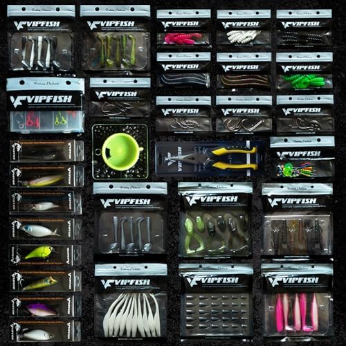 Fishing Tackle Box with Tackle Included Lures, 3-Layer Tackle Kit - Image 4