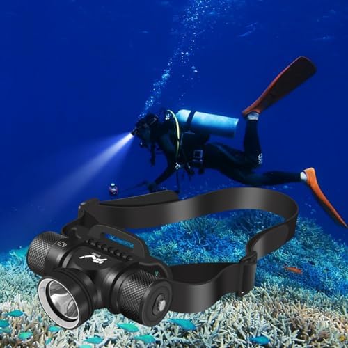 WINDFIRE HP900 Scuab Dive Light, Ultra Bright Diving Headlamp, 5 Modes - Image 5