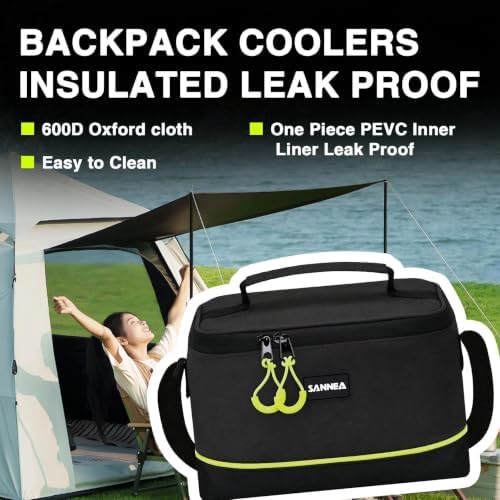 Backpack Cooler Insulated Leakproof, Soft Cooler Backpack for Beach - Image 2