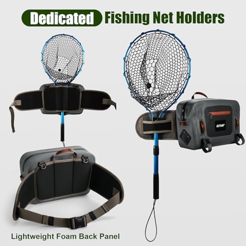 Goture Waterproof Fishing Waist Pack, IPX8 840D TPU Large Tackle Bag - Image 6