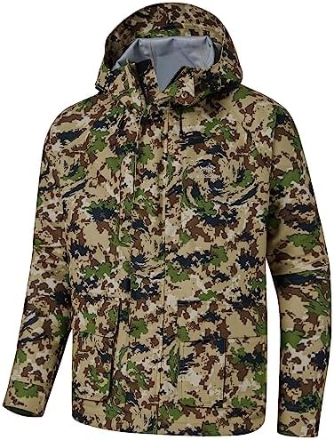 BASSDASH Walker-LW Breathable Waterproof Fishing Hunting Wading Jackets with Silent Outer Fabric for Men Women by Bassdash