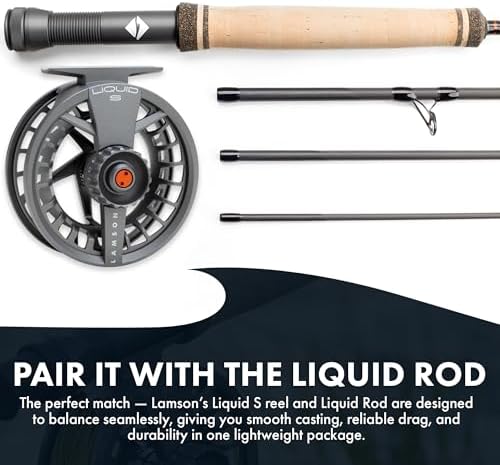 LAMSON Liquid S-Series & HD Fly Fishing Reels, All-Water, Large Arbor - Image 5