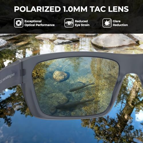 KastKing Huzzah Polarized Sport Sunglasses for Men and Women, Wrap Design - Image 3