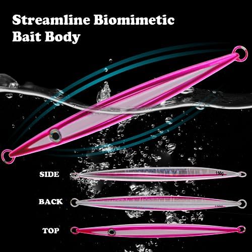 Vertical Jig Fishing Lures Saltwater Jigs Spoon Metal Design Tuna Baits - Image 4