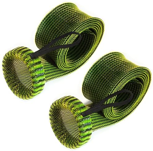 Reaction Tackle Rod Socks, Fishing Rod Sleeves and Covers for Spinning and Casting Rods, Breathable Mesh Rod Protectors with Elastic Band (2-Pack) by ReactionTackle