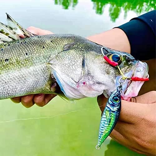 2Pcs Slow Pitch Jigs Lures Fishing Jigs Saltwater Speed Jigging Slow with Butterfly Hook Fishing Lures Sinking Metal Spoons for Saltwater Fishing - Image 5