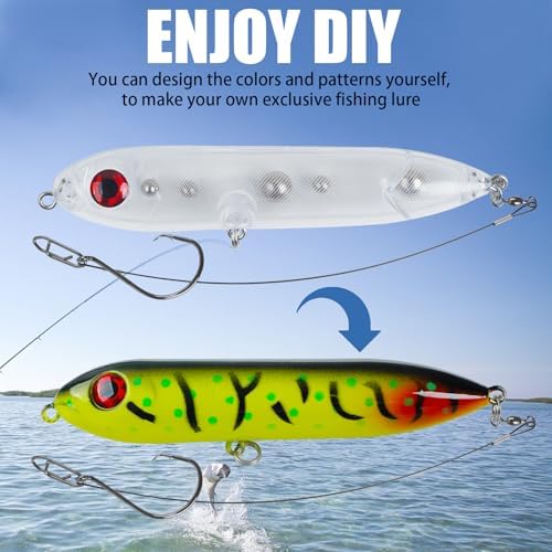 Catfish Rig, Demon Dragon Rattling Line Float Lure with Steel Leaders Circle Hooks Rigs, Bank Fishing Spook Rattle Float Santee Rig Catfishing Tackle - Image 4