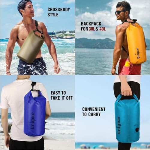 Unigear Floating Waterproof Dry Bag for Kayaking, 2L/5L/10L/20L/30L/40L - Image 3