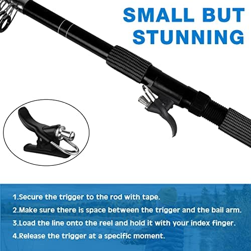 Wettarn 4 Pcs Surf Fishing Casting Trigger Aid for Rod Pole - Image 4