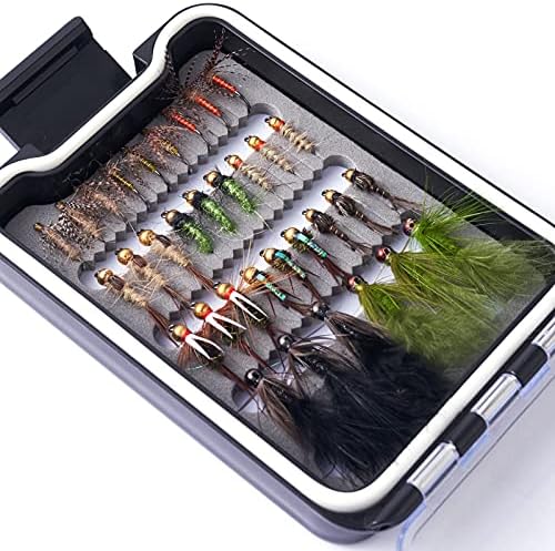BASSDASH Fly Fishing Flies Kit Fly Assortment Trout Bass Fishing with Fly Box with Dry/Wet Flies, Nymphs, Streamers, Popper - Image 5