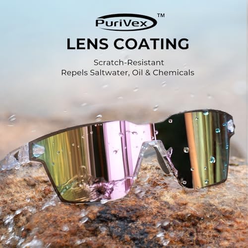 KastKing Tarkio Polarized Fishing Sunglasses, One Piece PC Lens Rimless - Image 3