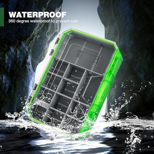 Ghosthorn Waterproof Fishing Tackle Box Trays Organizer Lure Storage 3600*2 - Image 2