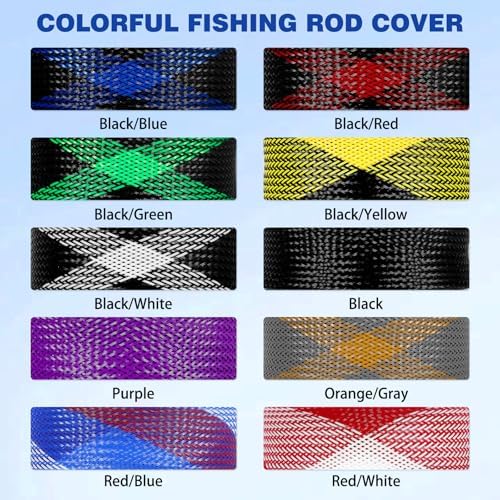 Fishing Rod Sleeves Fishing Rod Sock Rod Cover for Casting, Spinning - Image 6