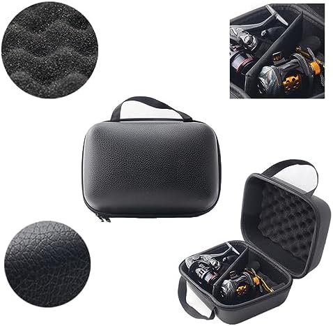 Fishing Reel Bag, Portable Shockproof Waterproof Fishing Reel Protective Case for Baitcasting Drum Spinning Raft Reels(Inner size: 8.26 * 6.29 * 4.72inches) - Image 5