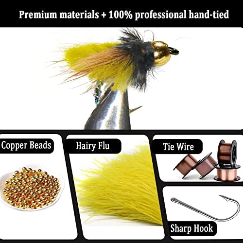 133pcs/Set Ultra-Thin Portable Nymph Scud Midge Flies Kit Assortment with Box Trout Fishing Fly Lures - Image 4