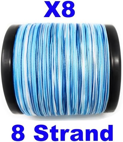 Reaction Tackle Braided Fishing Line - Pro Grade Power Performance for Saltwater or Freshwater Fish - Colored Fishing Line Braid for Extra Visibility - Image 4