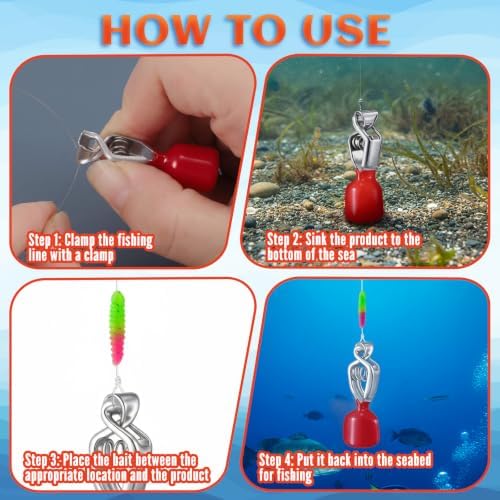 Copkim 4 Pcs Clip-on Fishing Depth Finder - Image 3